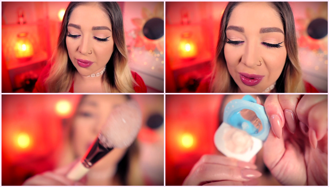 ASMR 女朋友想要你的注意力放松面部和个人注意力 Tati ASMR视频