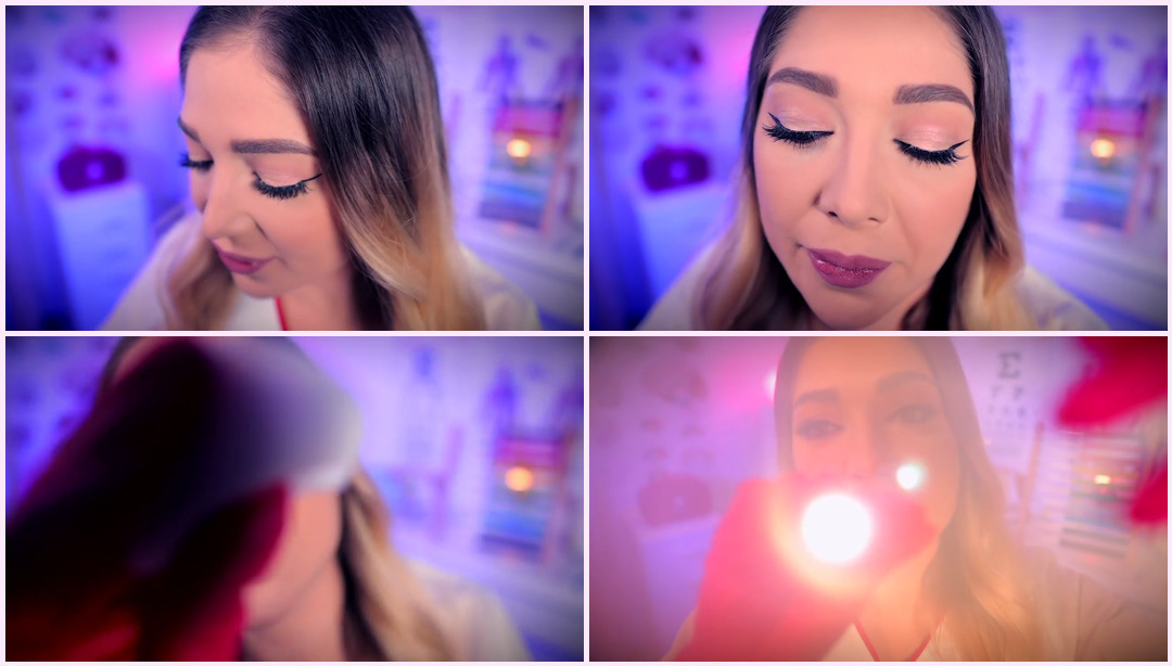 ASMR 你和你害羞的护士调情（医疗角色扮演，颅神经检查） Tati ASMR视频