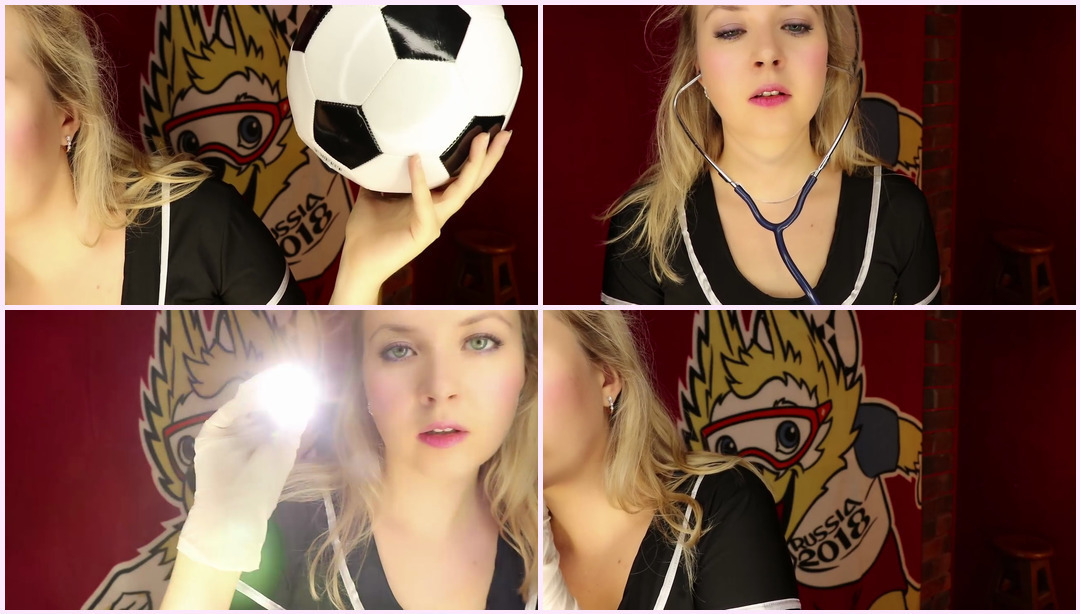 ASMR 你会把球打进球门吗？世界杯ASMR Valeriya ASMR视频