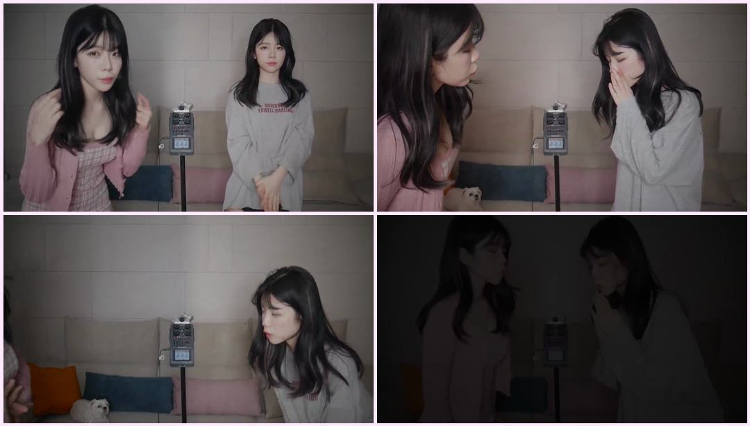 ASMR Sucker Twins Unnie 由远及近，有空间感，充满刺痛感，各种单词重复│Far To Close Trigger Words Tingle 双胞胎Asmr ASMR视频