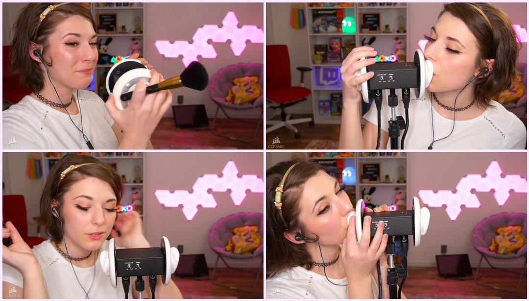 ASMR 吃耳朵 - Lilly Vinnily Lilly ASMR视频