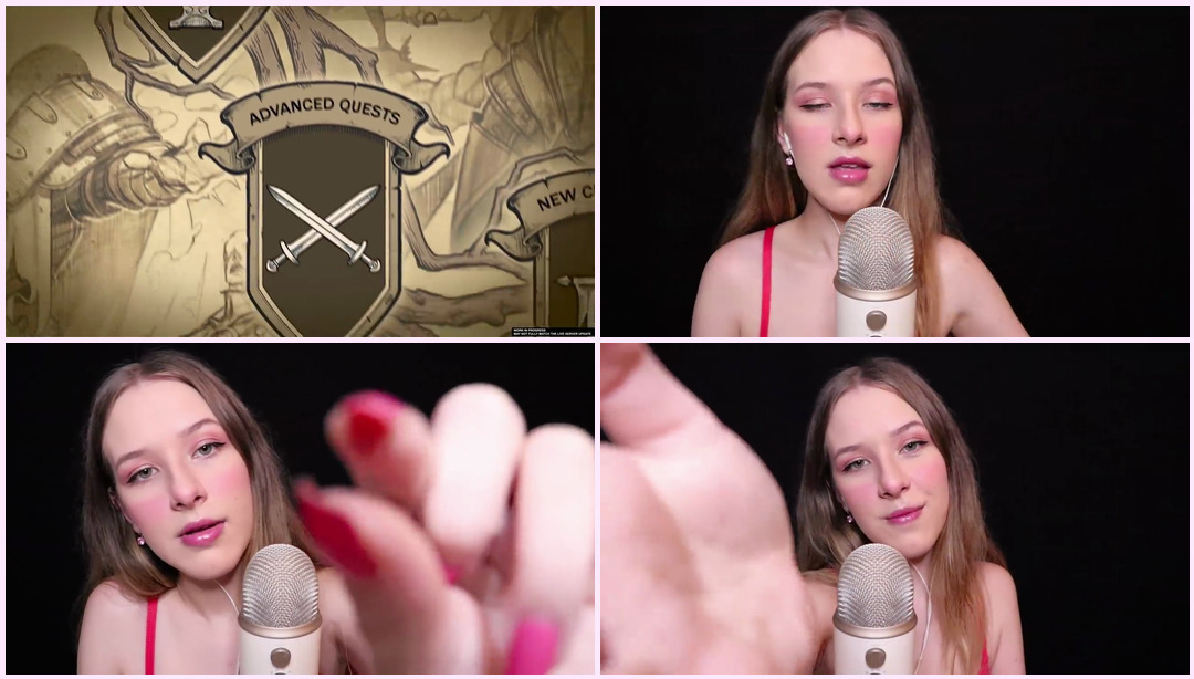 ASMR 口音和面部抚摸 Diddly ASMR视频