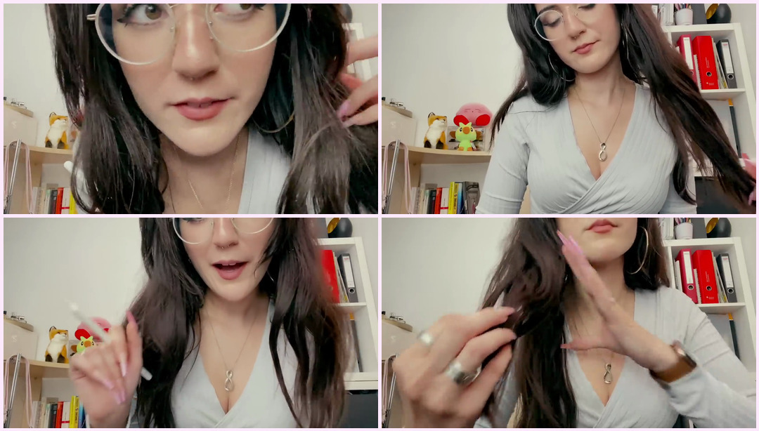 课堂上那个拿着 iPad 的女孩坐在你旁边 - ASMR 个人关注 edafoxx ASMR视频