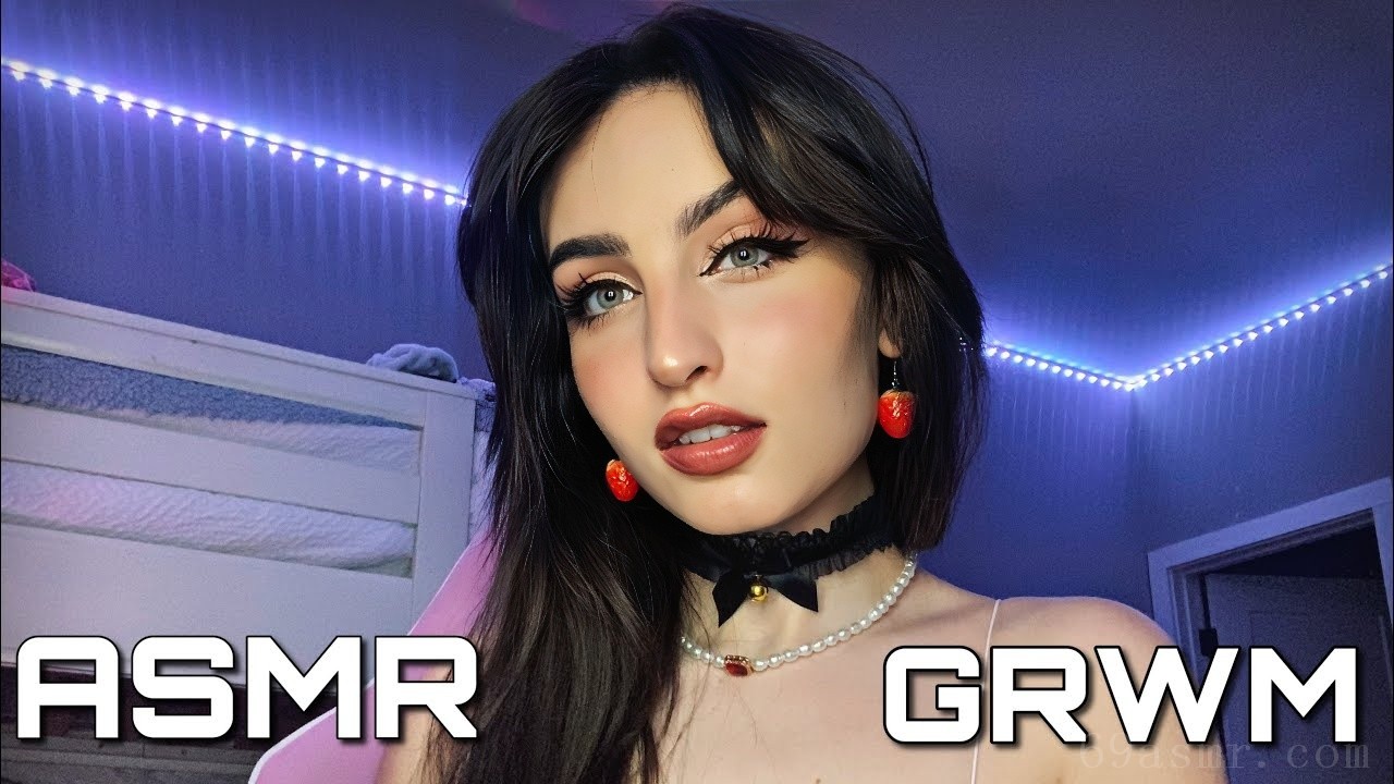 ASMR | Chill GRWM（耳语化妆应用，嘴里的声音）-