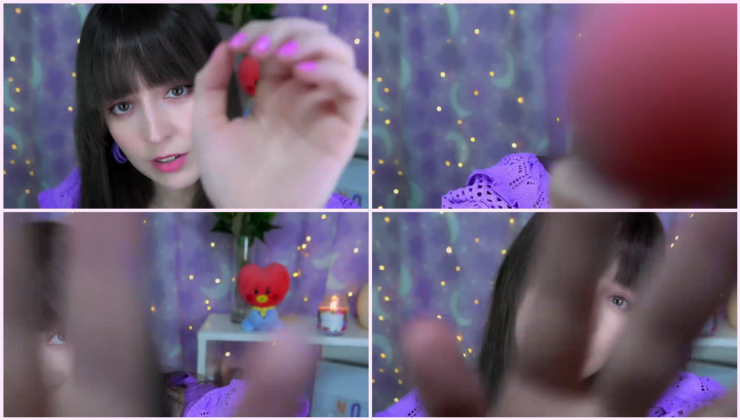 ASMR [Sub] 极致的个人关注，触动你的脸！ （嘴里的声音，轻声细语） 诺亚Noa ASMR视频