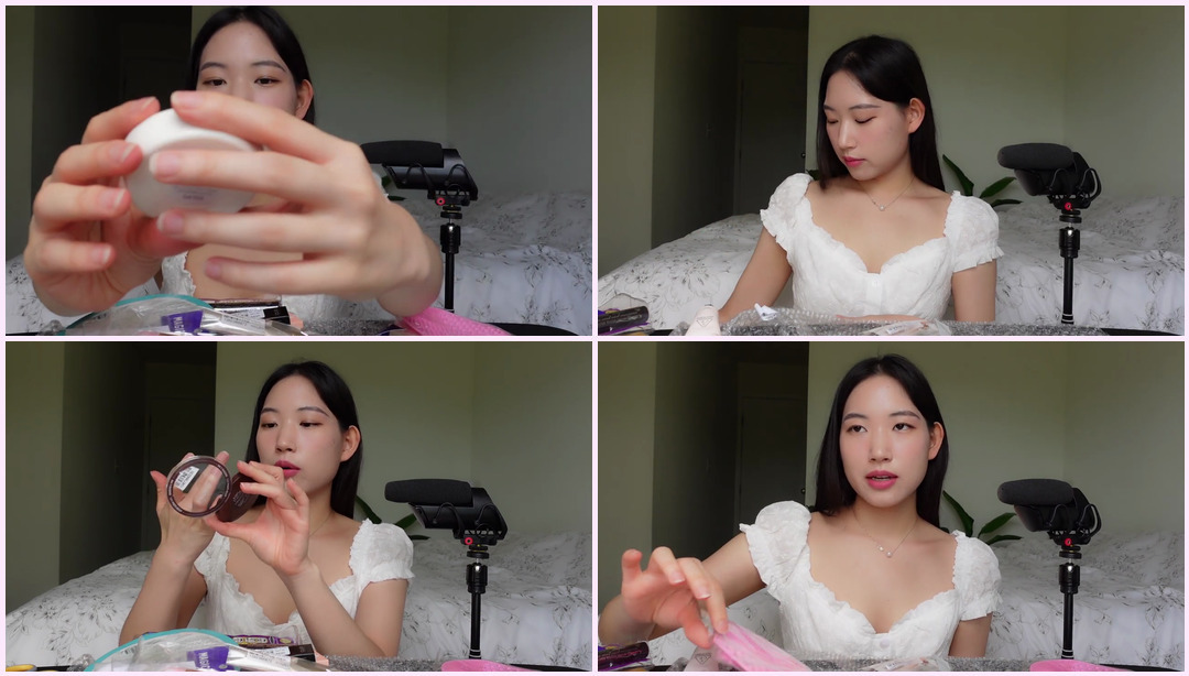 [ASMR] 化妆 YesStyle Haul（轻声细语） 美胸Asmr ASMR视频