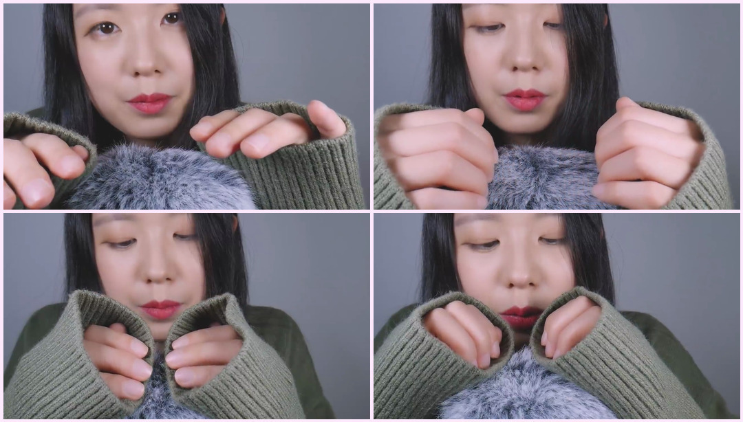 ASMR 吹耳蓬松麦克风触感搭配毛衣 | 天天要闻脑部按摩，麦克风摩擦 | 1 小时（不说话） Sonagi ASMR视频