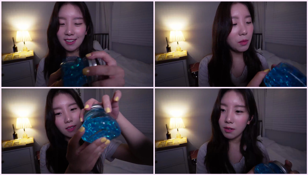 ASMR 我从美国回来了！窃窃私语和喋喋不休的夜晚:) 壮举。水瓶声音 RANG ASMR视频