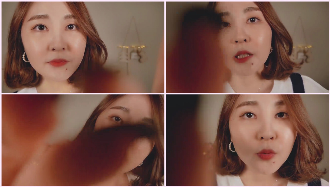 当我看着它时，我闭上眼睛，轻点屏幕并轻声说 ASMR rappeler ASMR视频