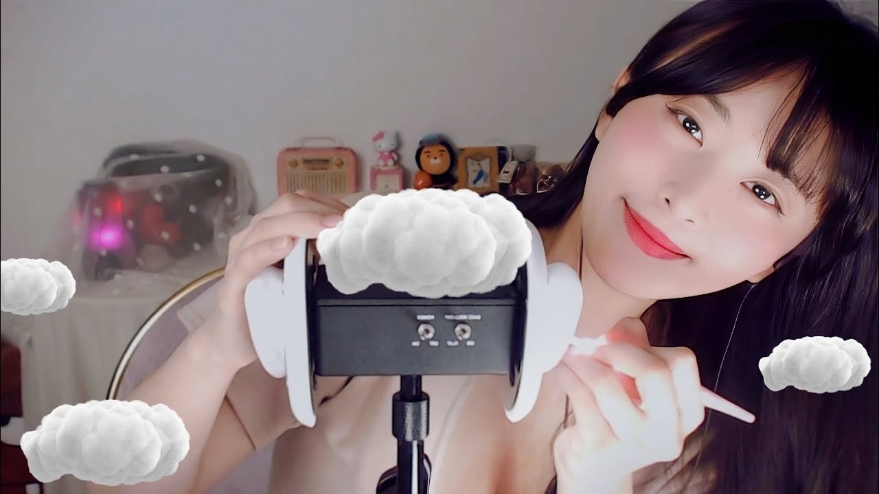 [ASMR] MIMO l 3DIO 的强化刺痛耳朵清洁（绒毛和木头）