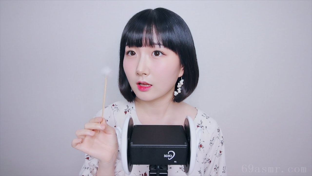 [韩语ASMR，ASMR韩语] 3DIO麦克风测试我会摸你的耳朵:) |词重复耳朵清洁耳朵按摩| 3DIO 麦克风测试