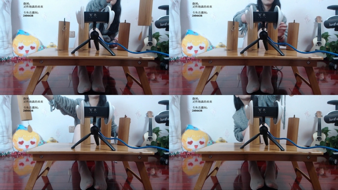 灵性饱满的欢欢ASMR-【欢欢】无人声催眠 4只风铃 国内Asmr ASMR视频