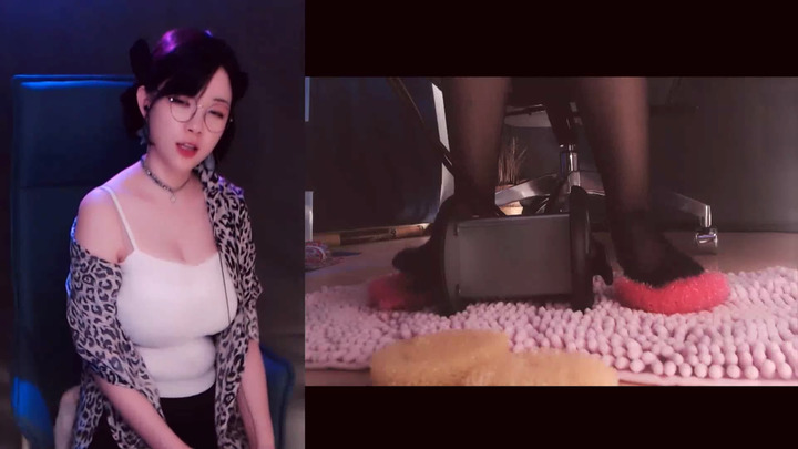 肉淼淼ASMR-黑丝脚脚